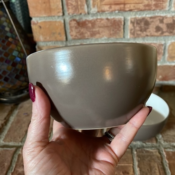Vtg Pfaltzgraff Harmony Taupe Soup/ Cereal Bowls Set of 2 - Picture 3 of 4
